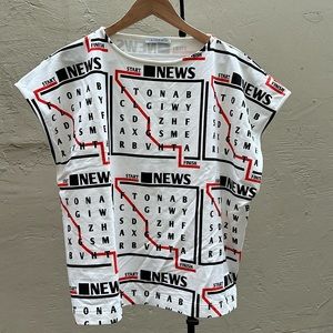 JW Anderson printed sleeves shirt